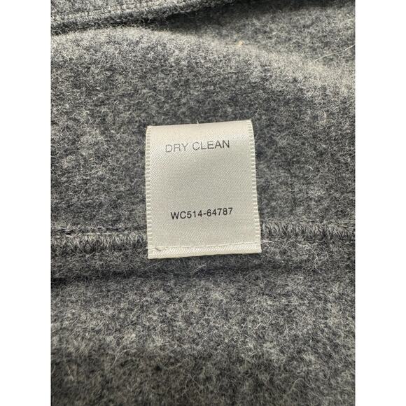 Vtg Pendleton Wool Front Snap Collar Jacket Women's Sz 2X Gray Floral Applique - Picture 10 of 12